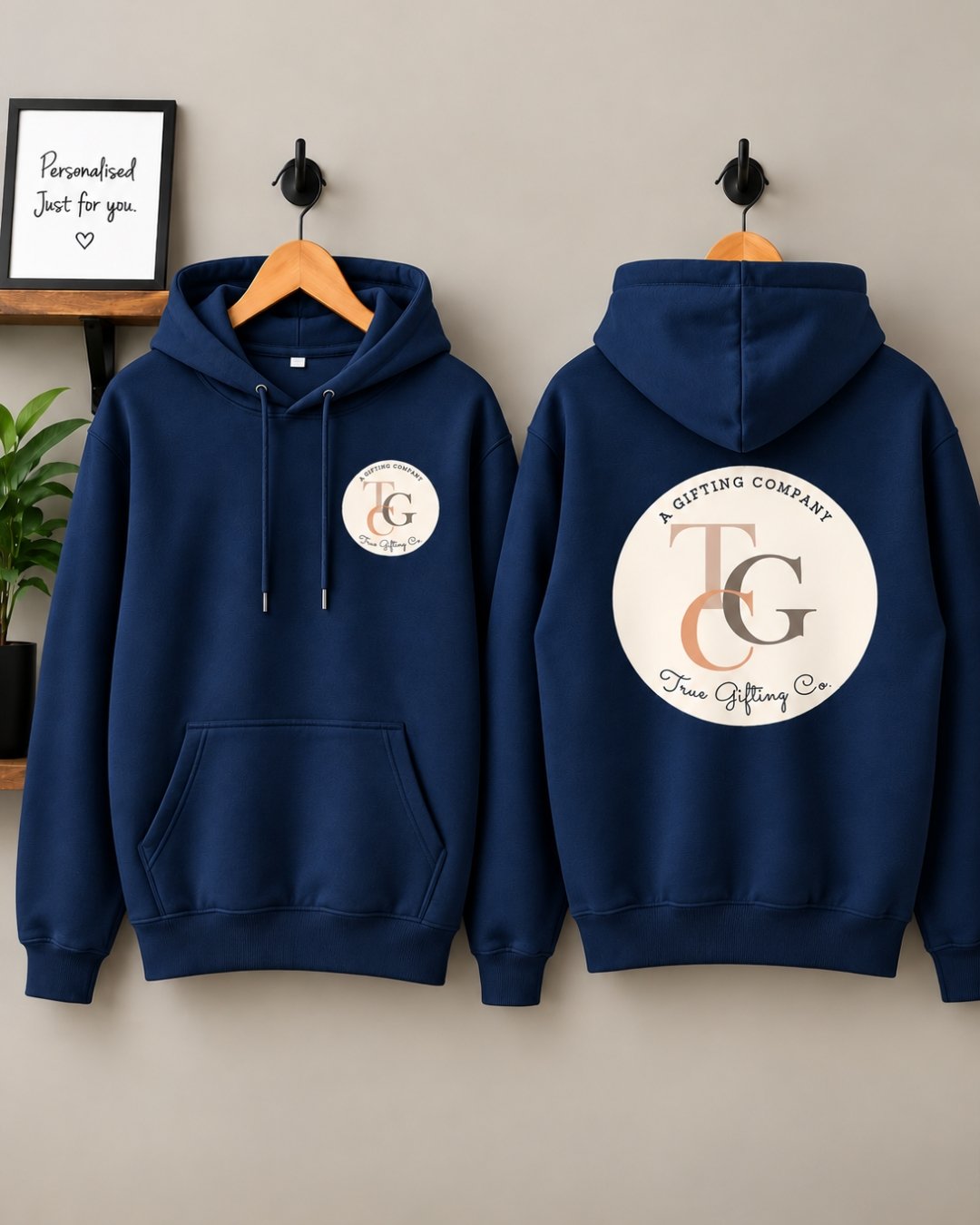 Hoodie Sweater Navy Blue