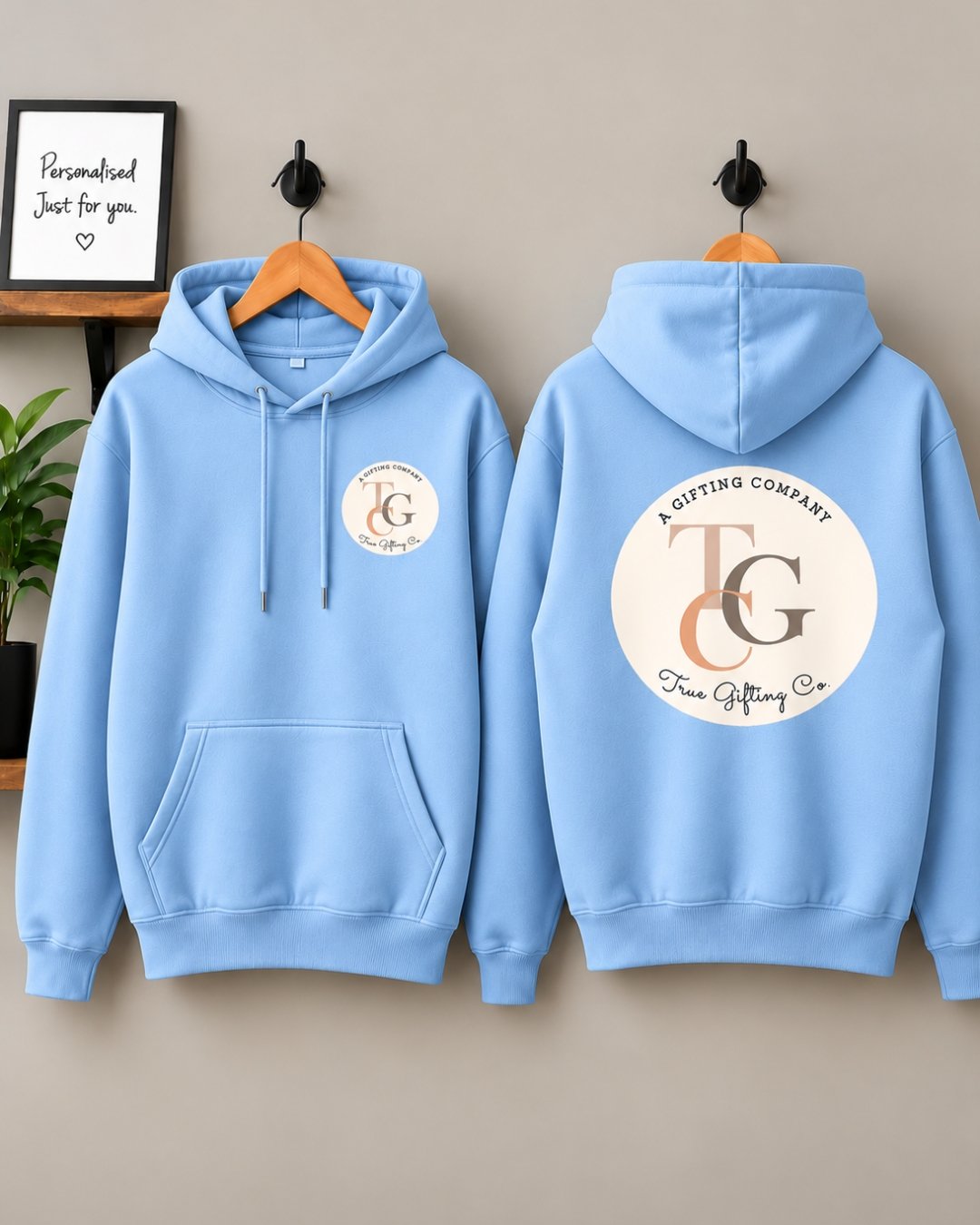 Hoodie Sweater Sky Blue