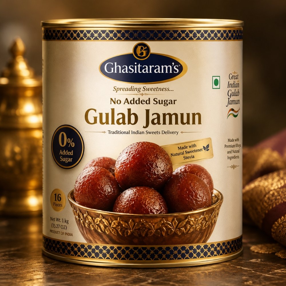No Sugar Gulab Jamun